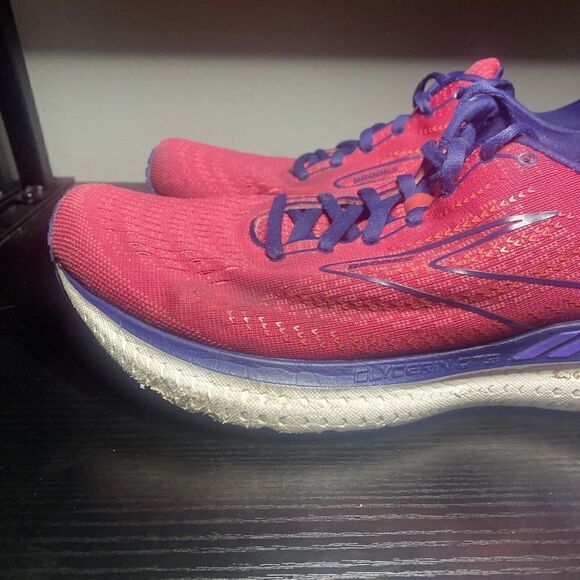Brooks Womens Glycerin GTS 19 1203441B623 Pink Running Shoes Sneakers Size 11.5 - Picture 8 of 13